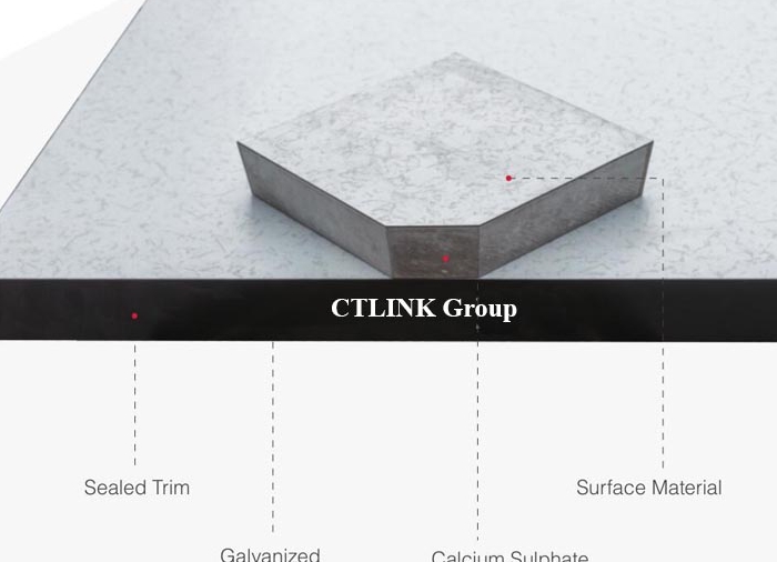 Sàn nâng kỹ thuật Calcium Sulphate Conductive PVC/ Vinyl